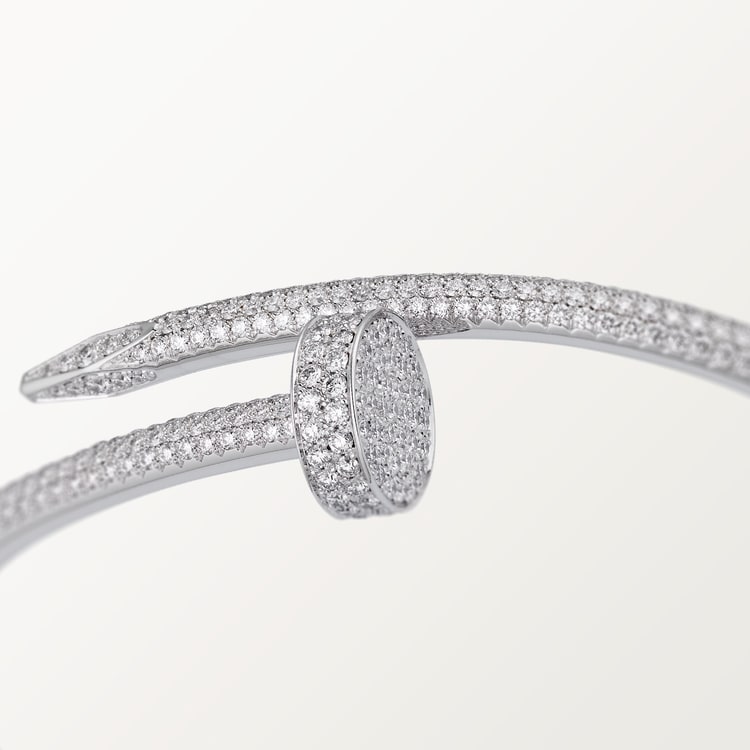 Cartier Juste un Clou bracelet, classic model, diamonds - Image 5